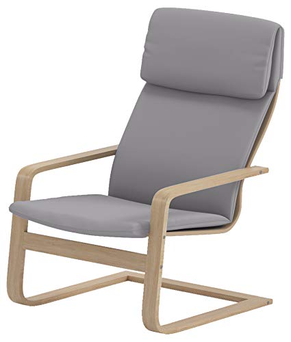 Las fundas de repuesto para sillas son solo para fundas para sillas Pello. Cubrir solo gris oscuro