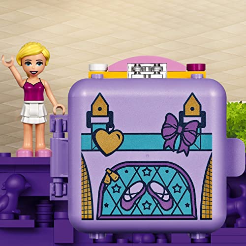 LEGO 41670 Friends Cubo de Bailarina de Stephanie, Juego de Viaje con Mini Muñeca, Juguete de Colección