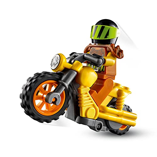 LEGO 60297 City Stuntz Moto Acrobática: DemoliciónJuguete con Moto con Rueda de Inercia y Mini Figura del Piloto para Niños 5 años