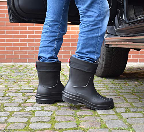 LEMIGO Bldenver - Zapatos de goma (talla 43), color negro