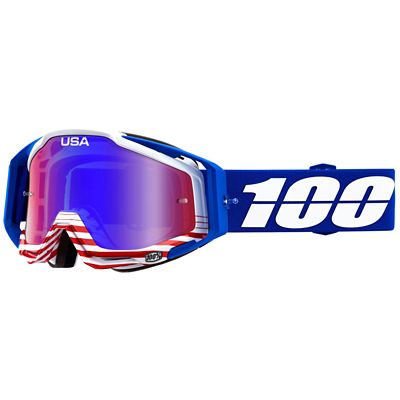Lente de espejo 100% Racecraft Anthem - USA flag, USA flag