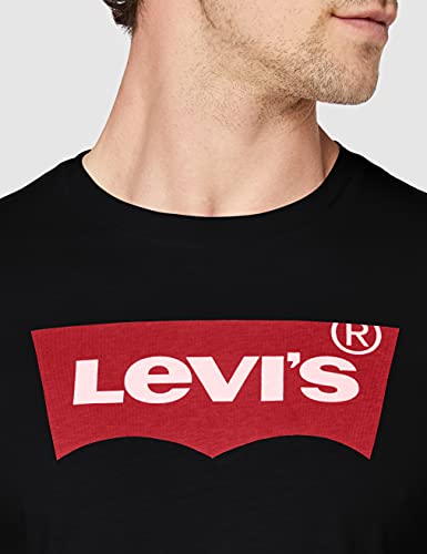 Levi's Graphic tee B Camiseta, Hm LS Better Black, L para Hombre