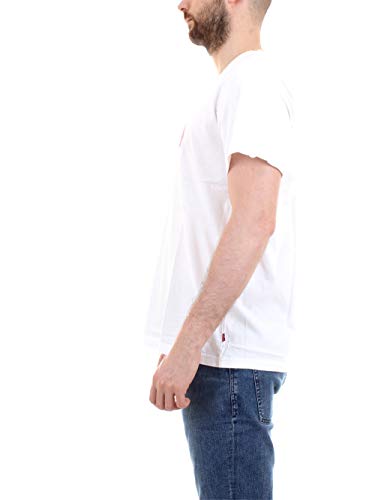 Levi's Relaxed Graphic tee Camiseta, White (Serif Logo D3), M para Hombre