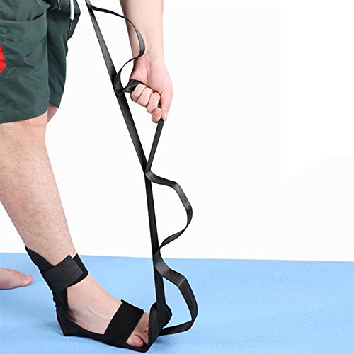 LEZED Cinturón de Estiramiento de Ligamentos de Yoga Correa de Yoga Fitness para Estirar Ligamento Flexibilidad Cinturón de Entrenamiento de Rehabilitación para Danza Gimnasio Rehabilitación Tensión