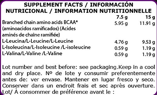 Life Pro BCAA Pro 8:1:1 Ajinomoto 300 gramos | Suplemento con Aminoácidos de Cadena Ramificada, Leucina, Valina e Isoleucina, Sabor Naranja