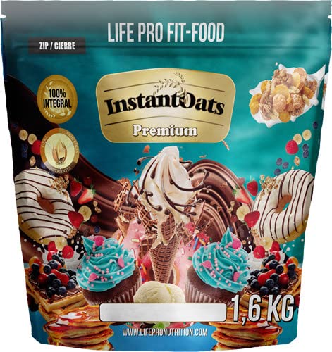 Life Pro Fit-Food Harina de Avena Premium 1.6 kg Sabor Brownie