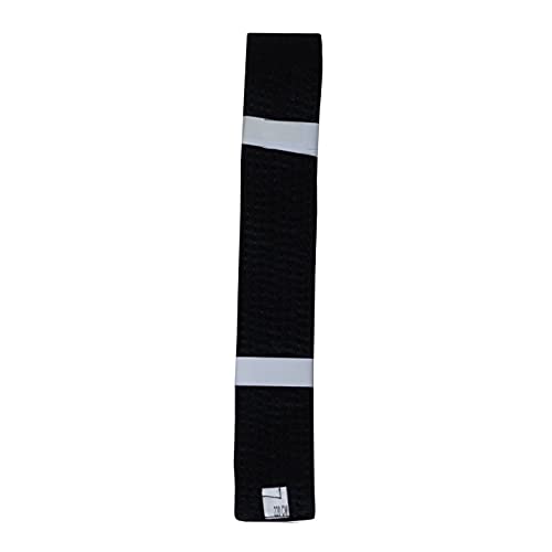 Lisaro Cinturón de deportes de lucha para karate, judo, taekwondo, ju ysu, BJJ, talla 160-300 cm, color negro, 200