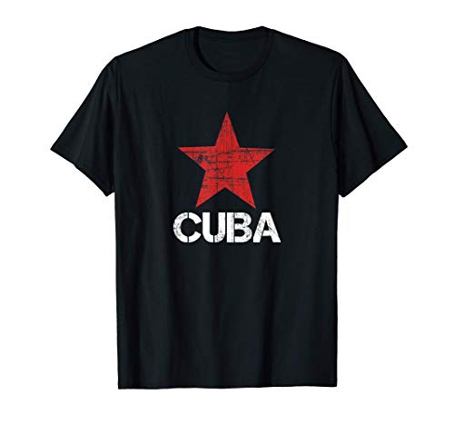 Logotipo de la Estrella Roja Cuba Comunista Camiseta