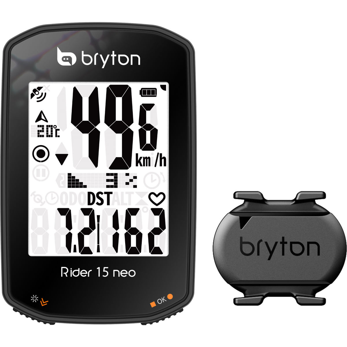 Lote de ciclocomputador GPS bryton Rider 15C Neo - Ciclocomputadores