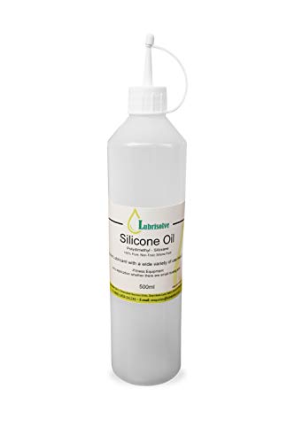 Lubrisolve Online Silicone Oil 100% Pure Clear & Non-Toxic Use for Fitness Equipment, Moving Parts (500ml)