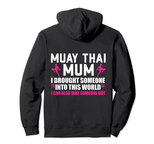 Mamá Madre Mauy Tailandia Tailandia Muay Thai Sudadera con Capucha