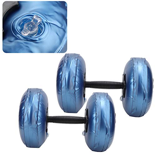 Mancuerna Portátil, Material de PPC, Mancuerna Llena de Agua para Entrenamiento de Músculos de Brazos para Mujeres para Dar Forma a Entrenamiento de Músculos de Brazos(Mancuerna azul 8-10KG)