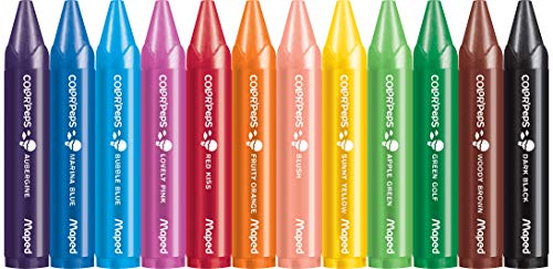 Maped Color' Peps Jumbo, Set de 12 Crayones