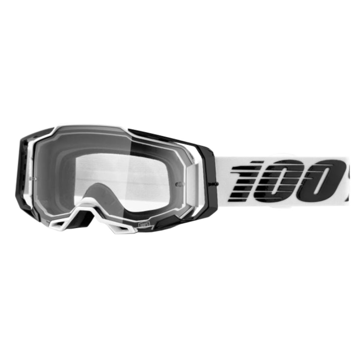 Máscara 100% ARMEGA (negra, tente transparente) - Máscaras de ciclismo