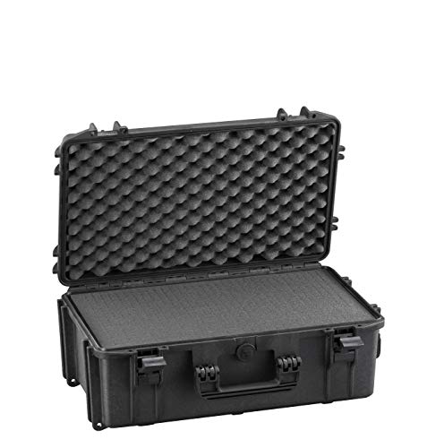 Max MAX520S IP67 resistente al agua nominal de tapas rígidas para fotografía equipo estanca resistente de transporte de plástico y caja de transporte para iMac caja de herramientas
