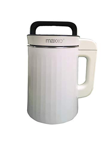Maxxo Máquina de leche de soja MM01 para hacer sopas, leche de almendras, leche de soja, vegana, sopas, tofu, batidos, mermelada preparada (preparadora MM01)