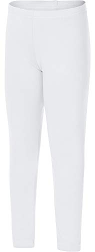 Merry Style Leggins Mallas Pantalones Largos Ropa Deportiva Niña MS10-225(Blanco, 158 cm)