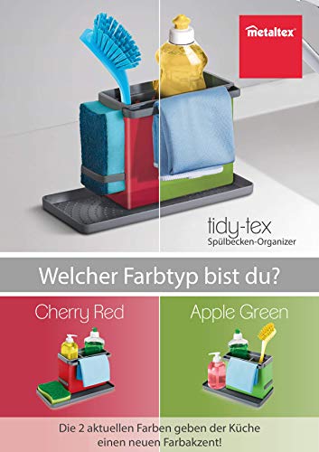 Metaltex Tidy-Tex - Organizador Modular de Limpieza de Cocina, Verde