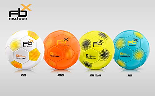 meteor Balón de Fútbol para Niños y Juventud y Adultos Tamaño 5 4 3 1 para Ejercicio Al Aire Libre Juego Entrenamiento de Football (#4, Azul)