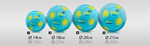 meteor Balón de Fútbol para Niños y Juventud y Adultos Tamaño 5 4 3 1 para Ejercicio Al Aire Libre Juego Entrenamiento de Football (#4, Azul)