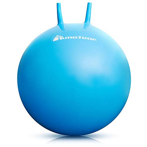 meteor Pelota Saltarina - Bola de Juguete Inflables para Niños -Saltador Hinchable Canguro - Jumping Ball Equilibrio - 55 o 56 cm (55 cm, Azul)