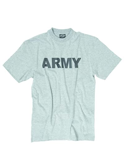 Mil-Tec Camiseta con Estampado Army (Gris/M)