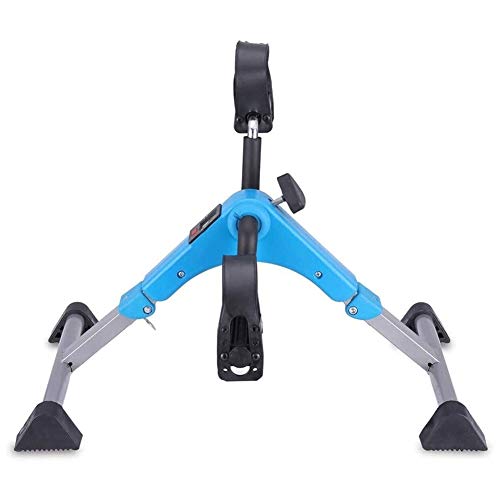 Mini stepper Pedal ejercitador - Ciclo de Escritorio portátil con el monitor LCD - mano, brazo y pierna Venta ambulante Máquinas de ejercicios - Bajo Impacto, plegable ajustable aparatos de ejercicios