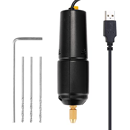 Mini taladro eléctrico de mano Z-U36, perforadora USB de 5 V, pequeña herramienta de molienda para joyería, resina de perla, bricolaje