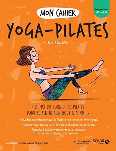 Mon cahier Yoga pilates (French Edition)