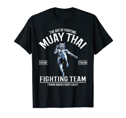 Muay Thai Tiger Fighter - Equipo de lucha de boxeo tailandés Camiseta