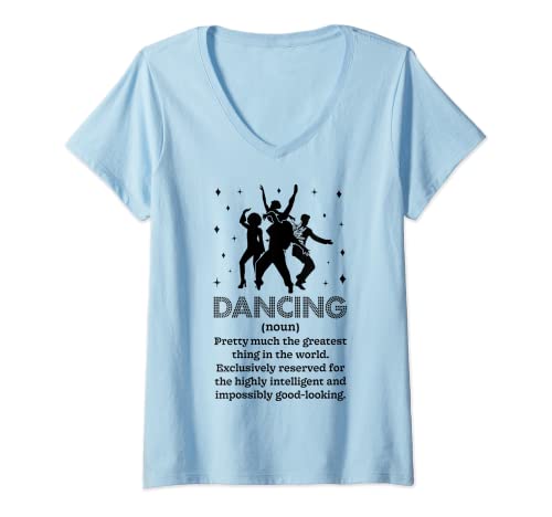 Mujer Dancing Sustantivo Definición Danza Danza Diccionario Regalos Camiseta Cuello V