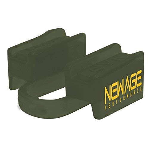 New Age Performance 6DS Sports and Fitness - Boquilla para levantamiento de pesas, mandíbula inferior, sin contacto, incluye funda, verde militar