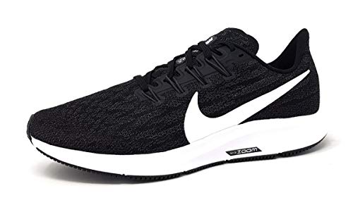 Nike Air Zoom Pegasus 36, Zapatillas de Running para Asfalto Mujer, Negro Blanco, 38 EU