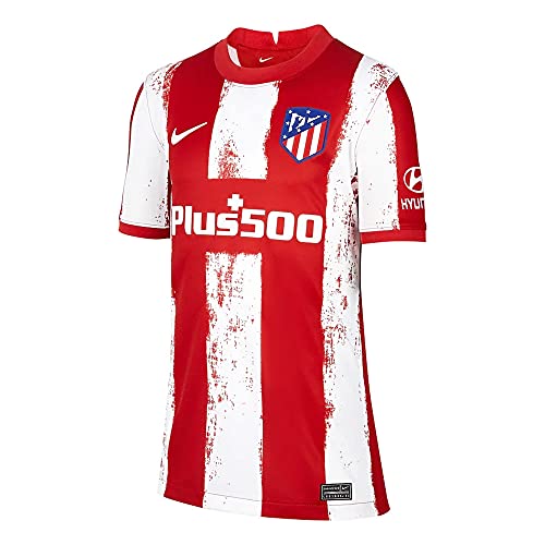 Nike - Atlético de Madrid Temporada 2021/22 Camiseta Primera Equipación Equipación de Juego, S, Unisex