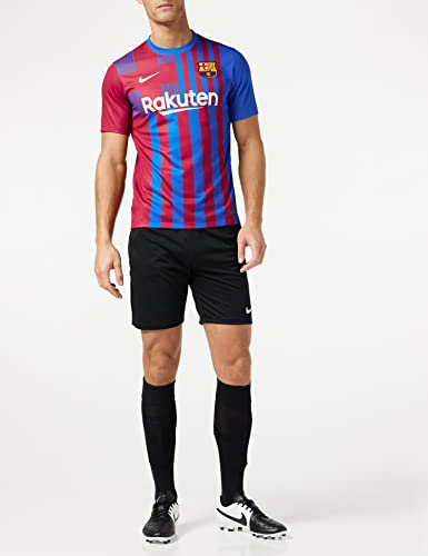 Nike - Barcelona FC Temporada 2021/22 Camiseta Primera Equipación Equipación de Juego, M, Hombre