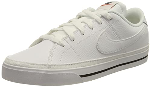 Nike Court Legacy, Zapatos de Tenis Mujer, White White Black, 38 EU