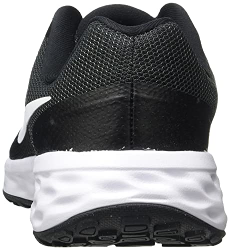 Nike Revolution 6 (GS), Zapatos, Black/White-Dk Smoke Grey, 37.5 EU