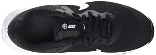 Nike Revolution 6 (GS), Zapatos, Black/White-Dk Smoke Grey, 38 EU