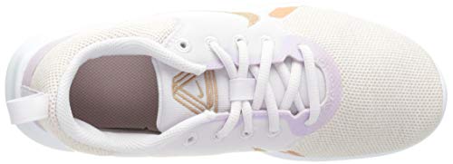 Nike Wmns Flex Experience RN 10, Zapatillas para Correr Mujer, Champagne MTLC Red Bronze LT Violet White, 39 EU