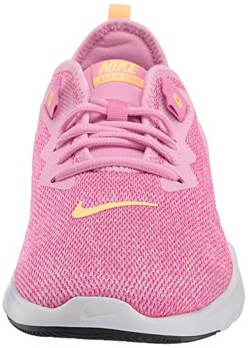 Nike Wmns Flex Trainer 9, Zapatillas de Deporte Mujer, Multicolor (Pink Rise/Melon Tint/Laser Fuchsia 000), 37.5 EU
