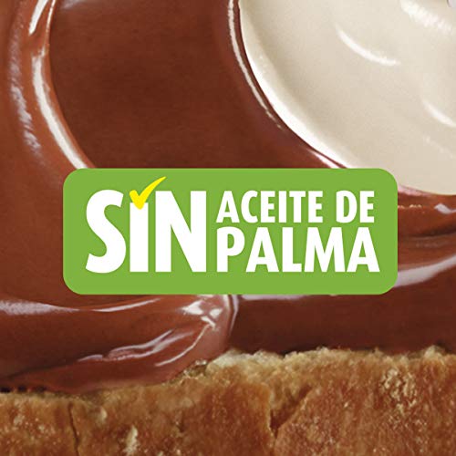 Nocilla Doble Crema de Cacao y Leche con Avellanas, Sin Aceite de Palma, 900g