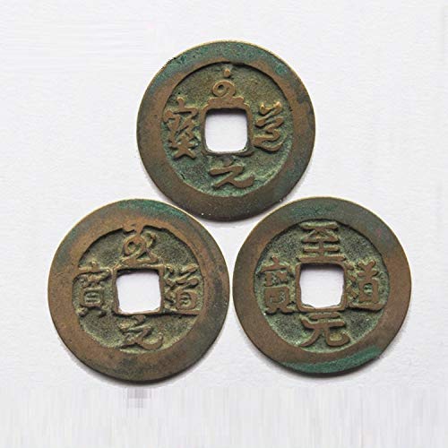 nouler Colección de Tres Conjuntos de Monedas Antiguas Chinas Regalos Auténticos Cultura China,acuñar,Un tamaño