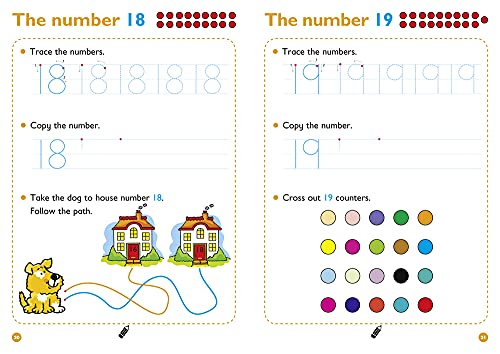 Numbers 0-20 Age 3-5 Wipe Clean Activity Book: Ideal for home learning (Collins Easy Learning Preschool)