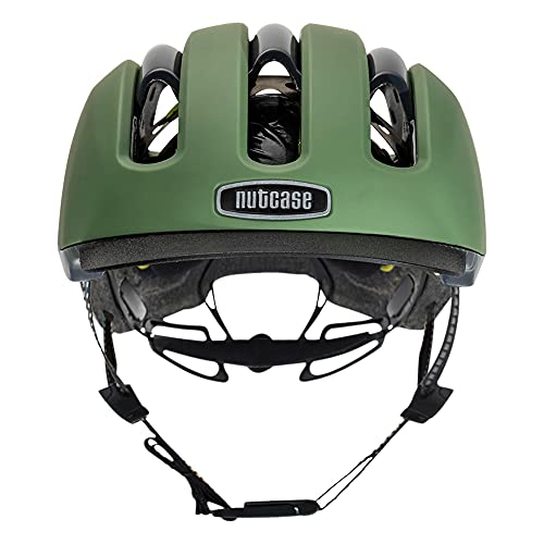 Nutcase VIO Adventure-Small/Medium-Bahous Green Helmets, Unisex Adulto, S/M
