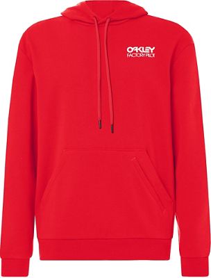 Oakley Freeride Fleece Hoodie - Linea roja - S, Linea roja