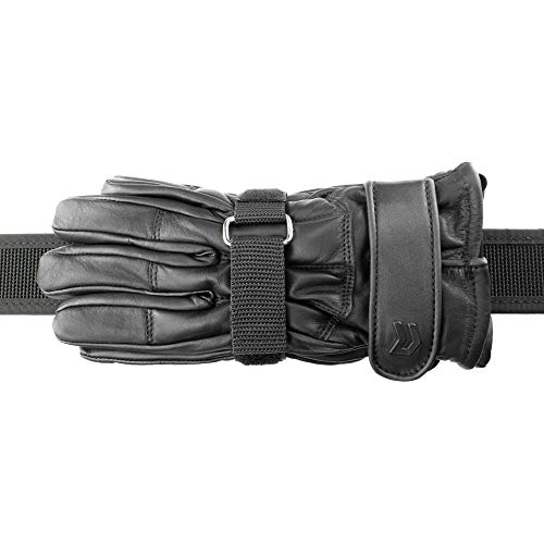 OBRAMO holz-metall - Soporte para guantes de trabajo (extralargo, para guantes de policía, seguridad, uso horizontal, con protección para los tobillos y arena de cuarzo)