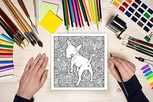 Ojete de perro : Un libro de colorear para adultos amantes de los perros