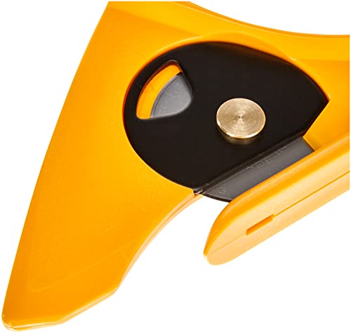 Olfa 45-C - Cúter Especial Para Moquetas, con Cuchilla Circular de 45 mm, Amarillo