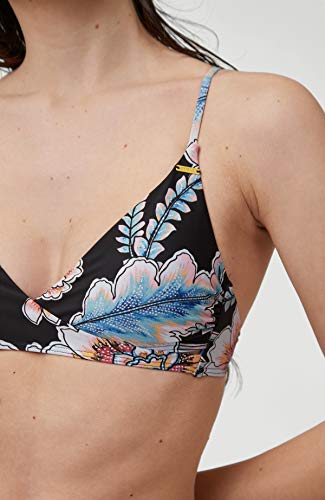 O'Neill Pw Baay Top, Parte superior del bikini para Mujer, Multicolor (Black with print), 30
