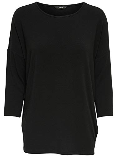 Only 15157920 Suéter, Negro (Black Black), XXL para Mujer